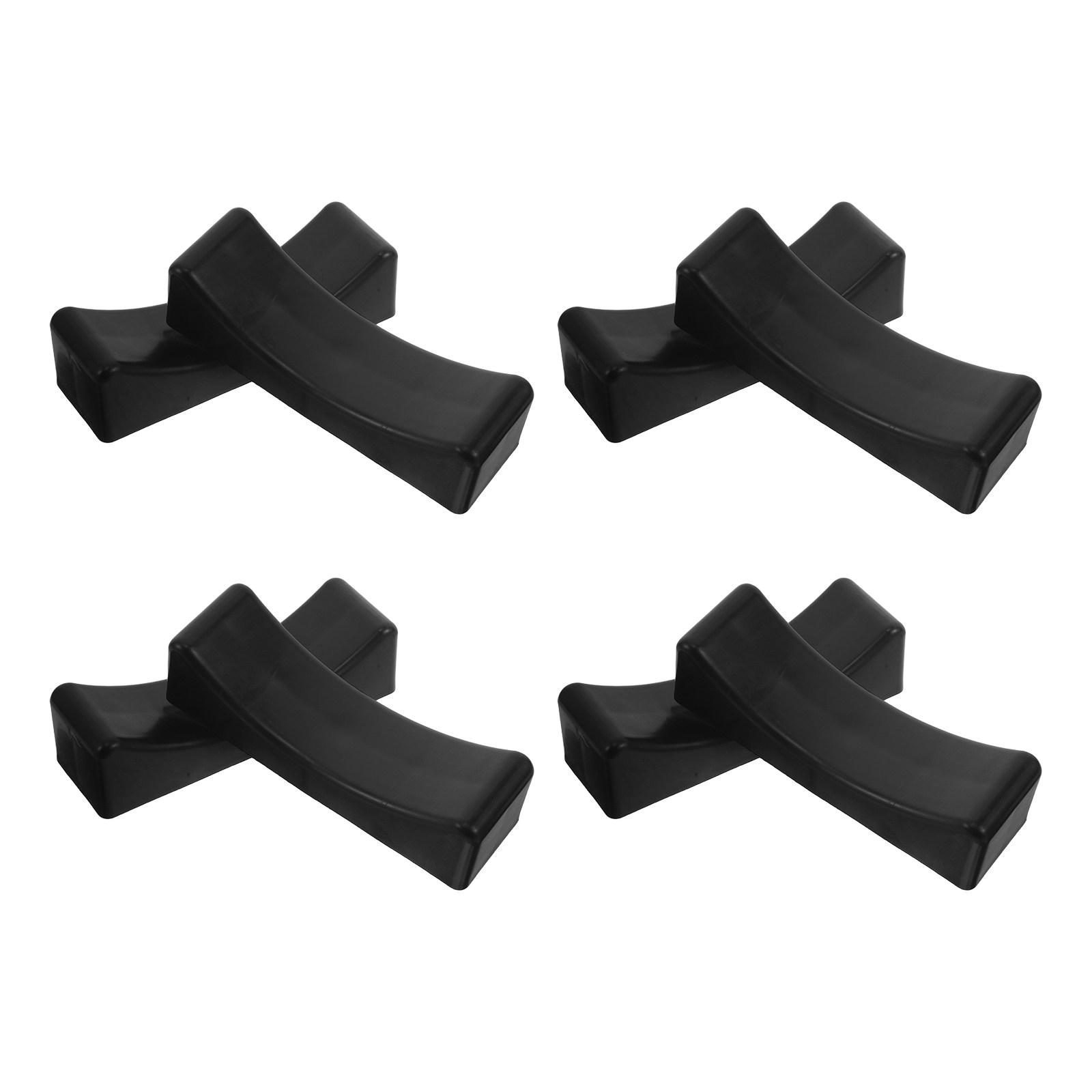 Home Gym Weights - 8Pcs Dumbbell Storage Saddles Hollow Design
