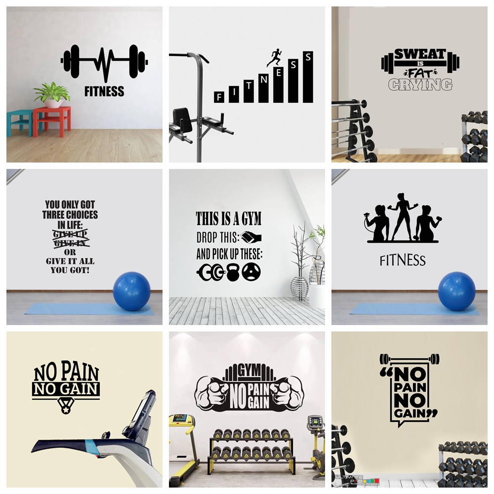 Home Gym Wallpaper - 1 pc hot sale GYM culture