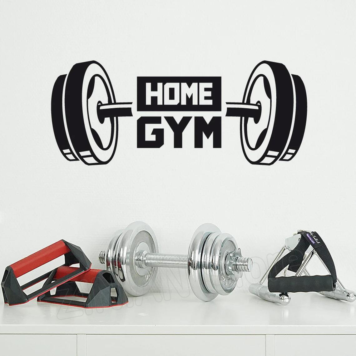 Home Gym Wallpaper - Fitness Home Gym Decor Wall Sticker