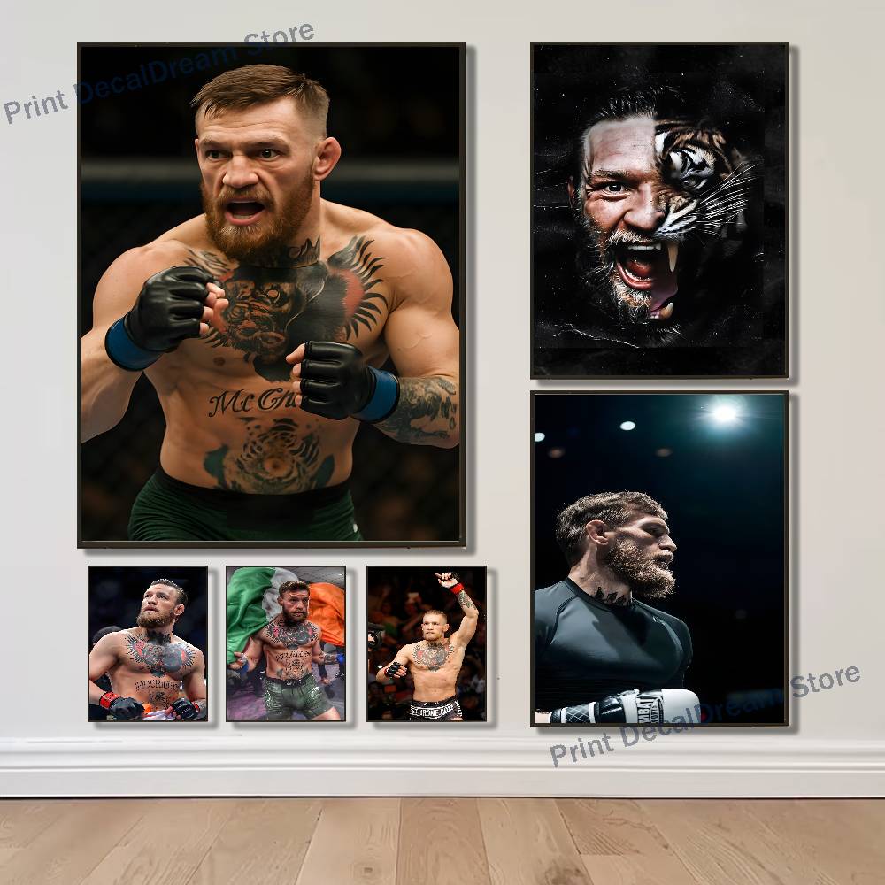 C-Conor Mcgregor Poster Home G - огляд і ціна Home Gym Wallpaper