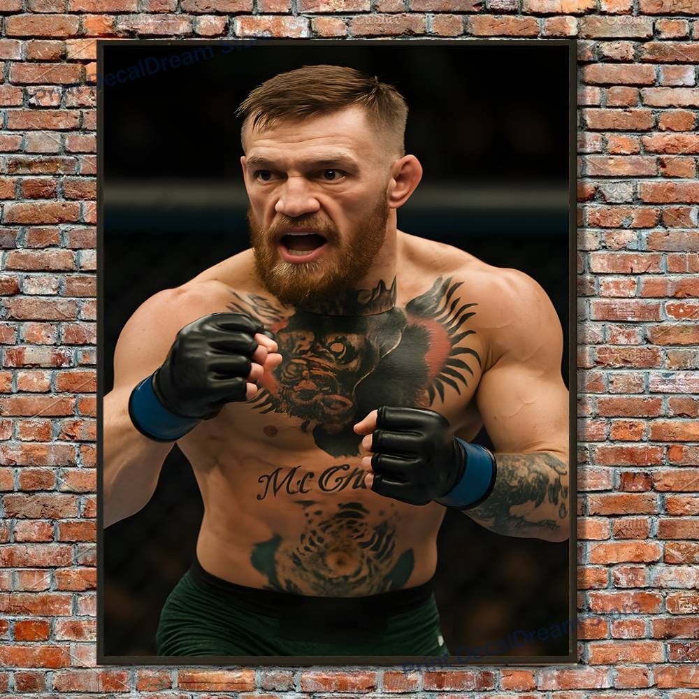 C-Conor Mcgregor Poster Home G - огляд і ціна Home Gym Wallpaper