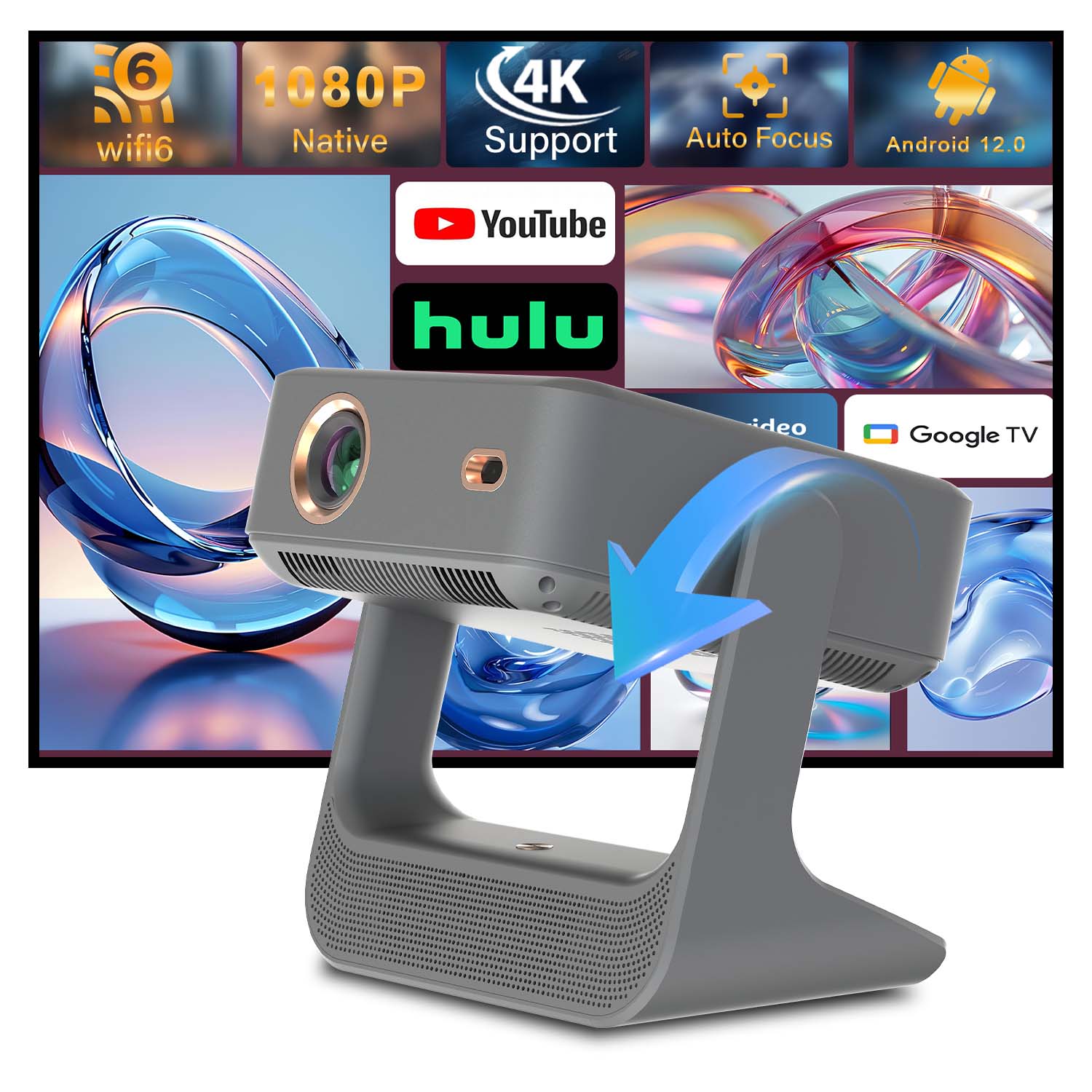Portable Sports Projector Auto - огляд і ціна Home Gym Video