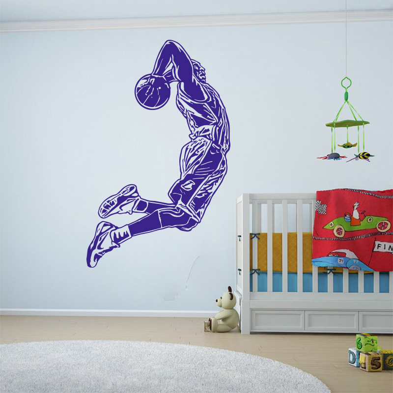Jumping Basketball Player Wall - огляд і ціна Home Gym Wallpaper