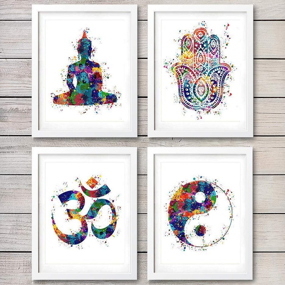 Yoga Art Canvas Painting Poste - огляд і ціна Home Gym York