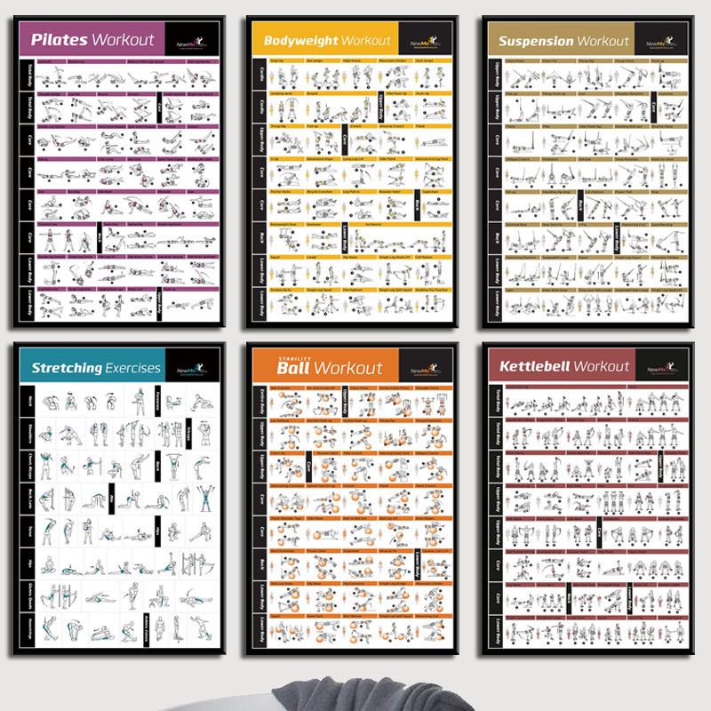 Body workout training chart, e - огляд і ціна Home Gym York