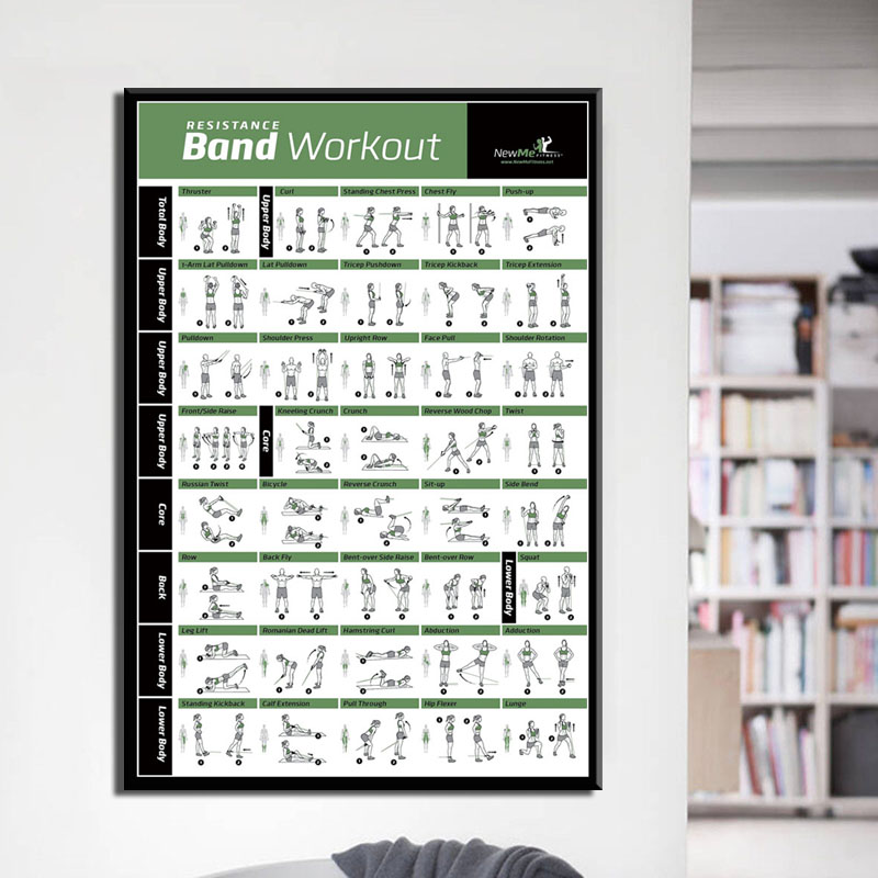 Body workout training chart, e - огляд і ціна Home Gym York