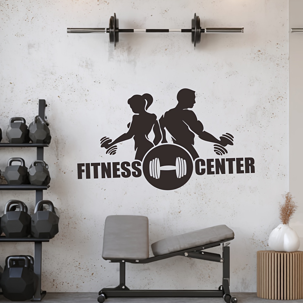 1PC Men And Women with Dumbbel - огляд і ціна Home Gym Wallpaper