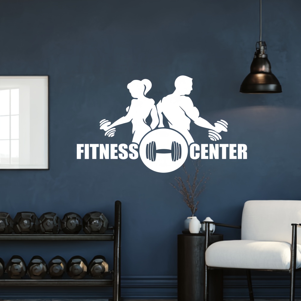 1PC Men And Women with Dumbbel - огляд і ціна Home Gym Wallpaper