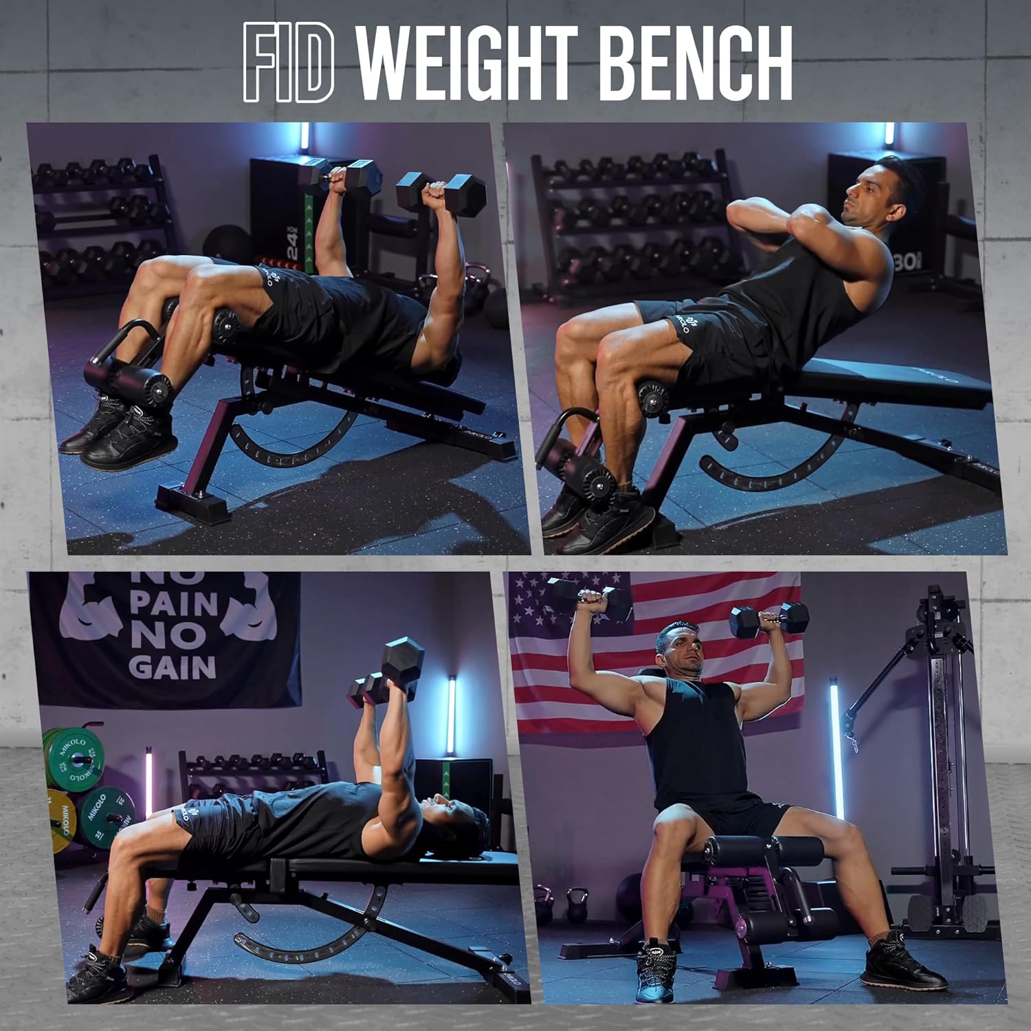 Home Gym Weight Bench - Steel  - огляд і ціна Home Gym Weights