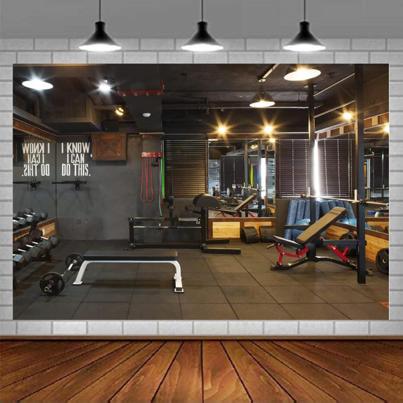 Gym Photography Backdrop Fitne - огляд і ціна Home Gym Video