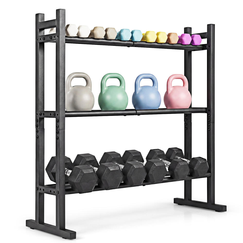 Heavy Duty 3-Tier Dumbbell Rac - огляд і ціна Home Gym Weights