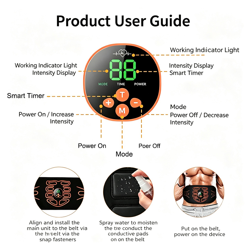 Abdominal Toning Belt Smart Ab - огляд і ціна Home Gym Online