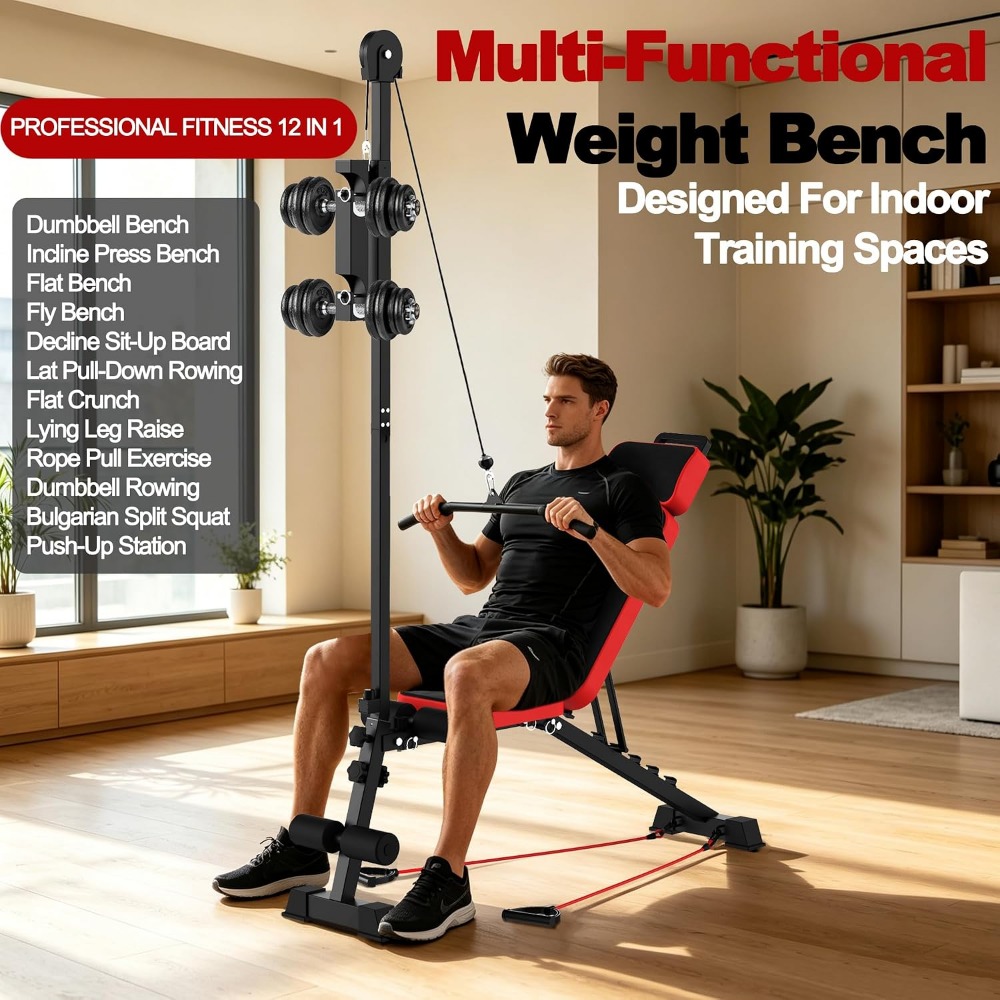 Multi-Functional Weight Bench  - огляд і ціна Home Gym Weights