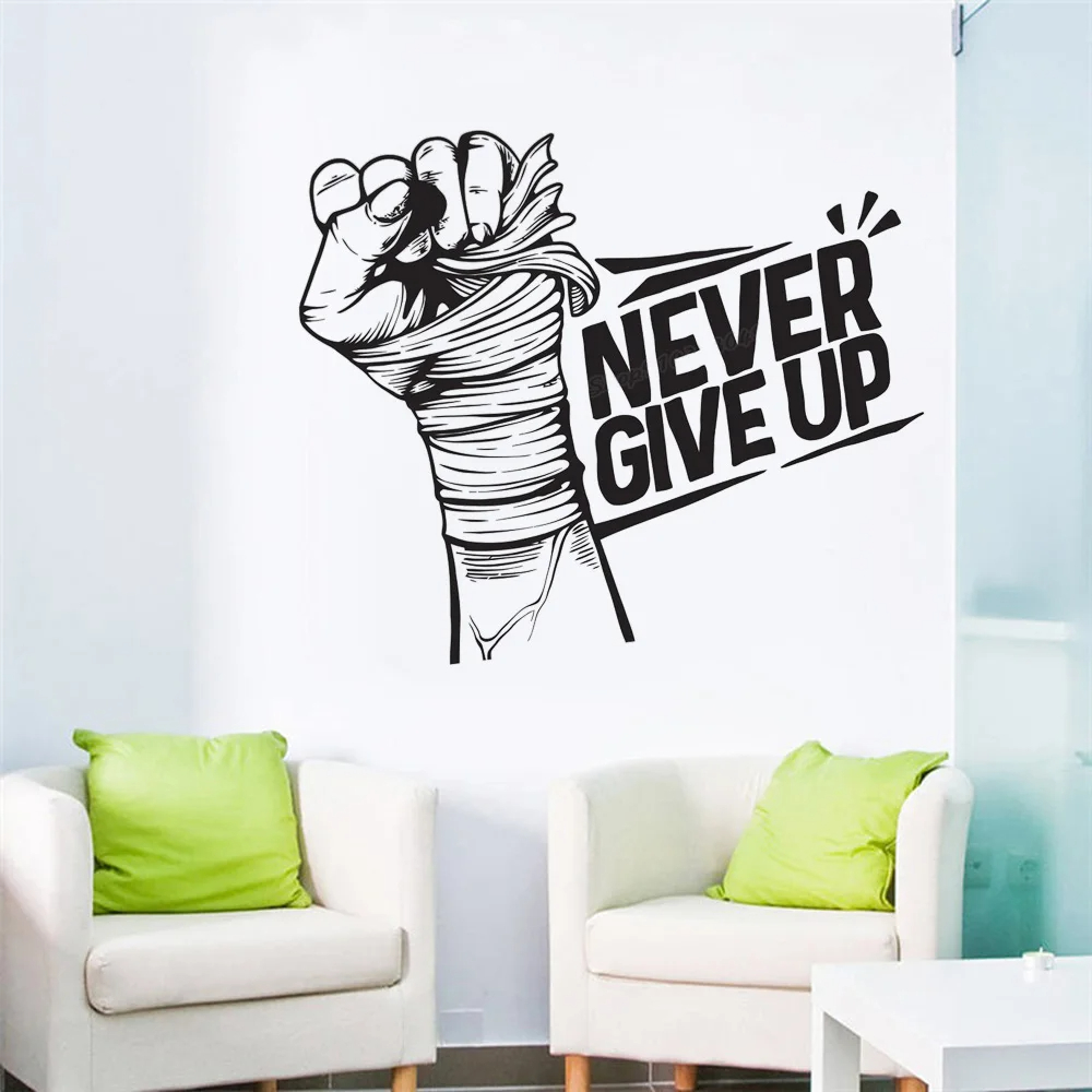 Nunca Desista Decalque De Pare - огляд і ціна Home Gym Wallpaper