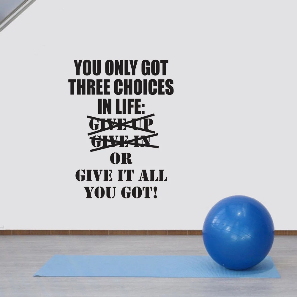 1 pc hot sale GYM culture Wall - огляд і ціна Home Gym Wallpaper